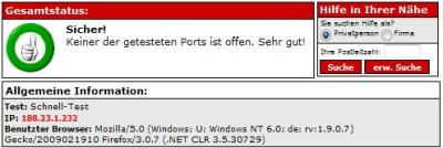 Mein Rechner hatte zum Glück keine offenen Ports
