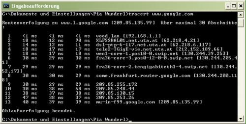 traceroute-google