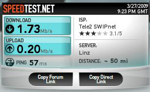 Speedtest Linz