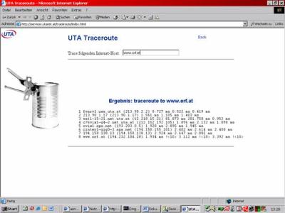 UTA tracert