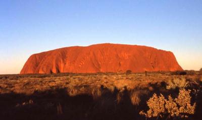 der berg der berge - ayers rock oder uluru