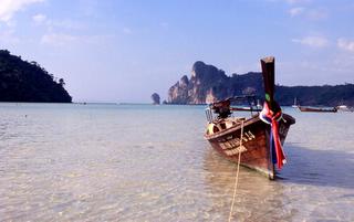 unser "taxi" auf koh phi phi